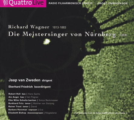CD-Cover Richard Wagner, Die Meistersinger von Nürnberg